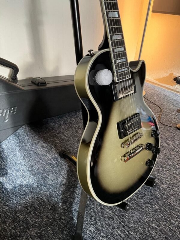 Epiphone Les Paul, Adam Jones Custom Electric Guitar Antique Silver Burst - Image 7